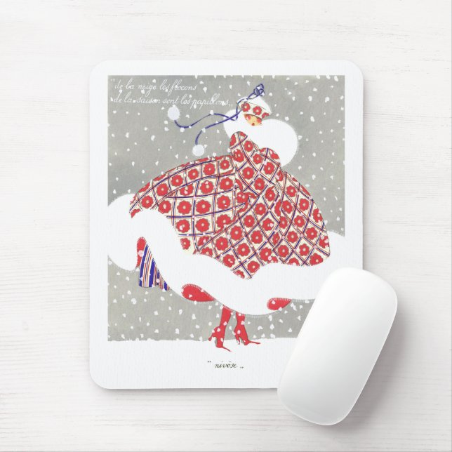 The Twelve Months of the Year: Nivose  Mouse Pad (With Mouse)