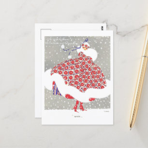 The Twelve Months of the Year: Nivose Postcard