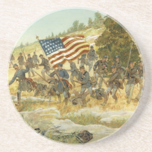 The Twentieth Maine by H. Charles McBarron Coaster