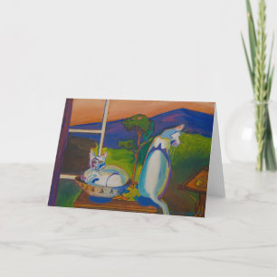 The Twevils - Pinky & Bleu Notecard