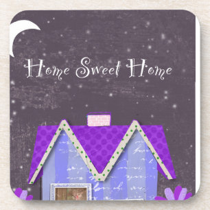 The Twilight Garden (Periwinkle & Indigo) Coaster