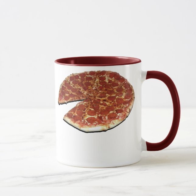 The Twin Pizzas mug (Right)