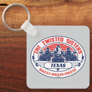 The Twisted Sisters Texas USA Motorcycle 01 Key Ring