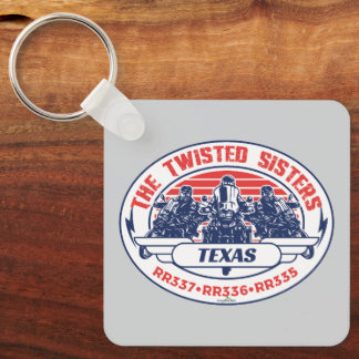 The Twisted Sisters Texas USA Motorcycle 01 Key Ring