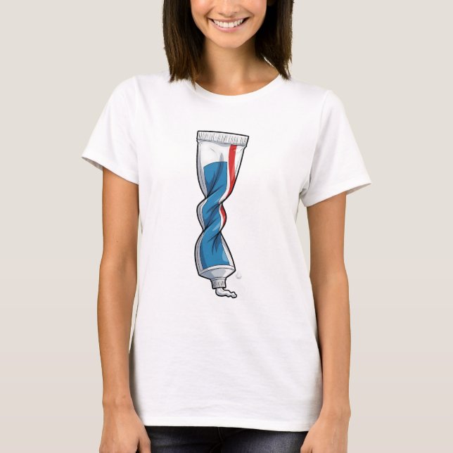 The Twisted Toothpaste Squeeze T-Shirt (Front)