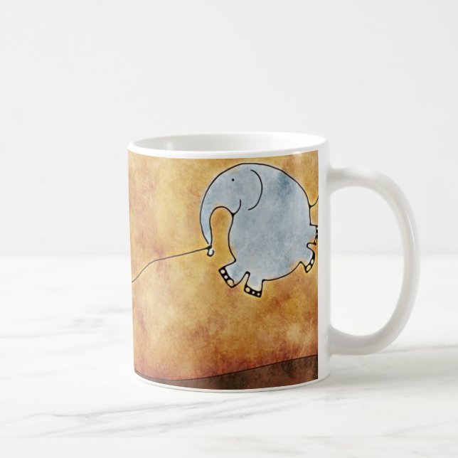 The Two and The Elephant Coffee Mug (Right)