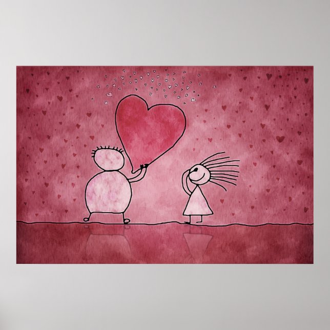 The Two and The Valentine Poster (Front)