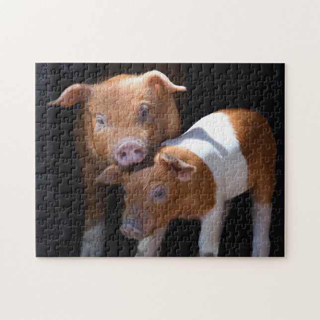 The Two Baby Pigs Jigsaw Puzzle (Horizontal)