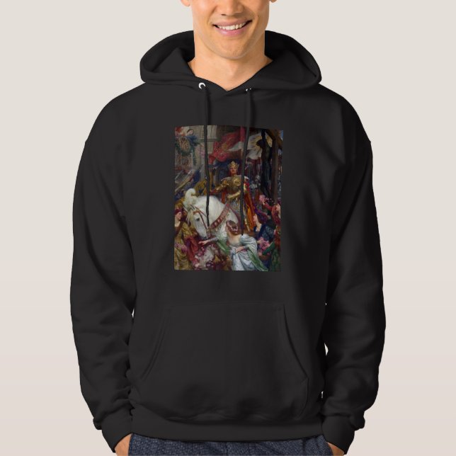 The Two Crowns c. 1900 by Sir Frank Dicksee Hoodie (Front)