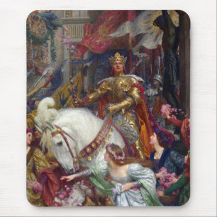 The Two Crowns c. 1900 by Sir Frank Dicksee Mouse Pad