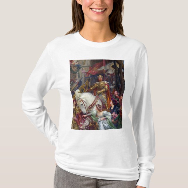 The Two Crowns c. 1900 by Sir Frank Dicksee T-Shirt (Front)
