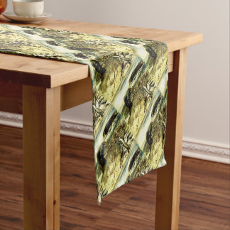 The Two Crows or Twa Corbies Makin A Mane Short Table Runner