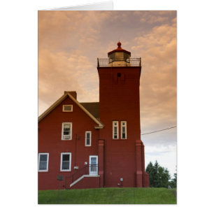 The Two Harbours Lighthouse overlooking Agate Bay