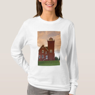 The Two Harbours Lighthouse overlooking Agate Bay T-Shirt