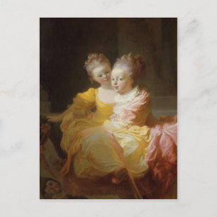 The Two Sisters - Jean-Honoré Fragonard Postcard