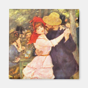The Two Sisters, On the Terrace Auguste Renoir Magnet