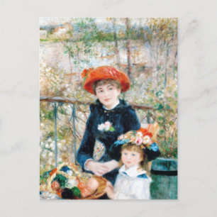 The Two Sisters, On the Terrace Auguste  Renoir    Postcard