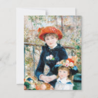 The Two Sisters, On the Terrace Auguste  Renoir   