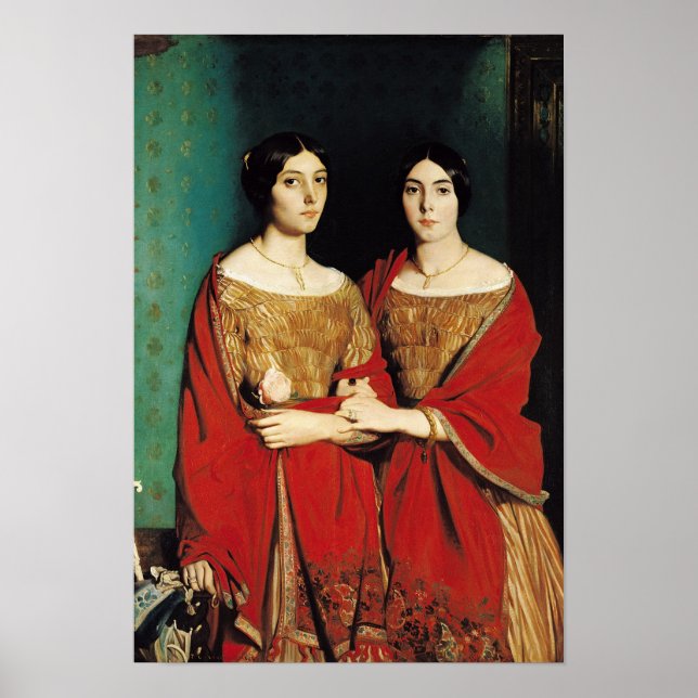 The Two Sisters, or Mesdemoiselles Chasseriau Poster (Front)