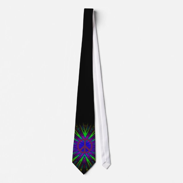 The Tye Dyed Hippie Tie Purple (Front)