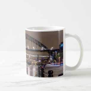 The Tyne Bridge at night Coffee Mug