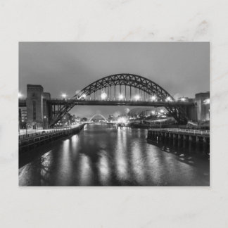 The Tyne Bridge at Night Postcard