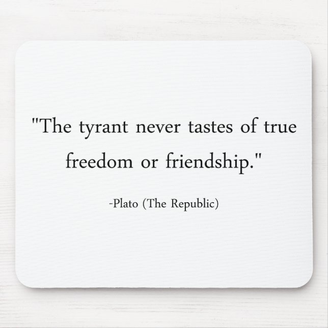 The Tyrant Mouse Pad (Front)