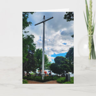 "The U.S.S. Minneapolis Monument" Sympathy Card