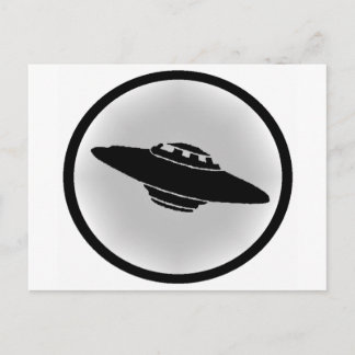 THE UFO ATTACK POSTCARD