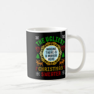 The Ugliest Christmas Sweater With An Image Of A M Coffee Mug