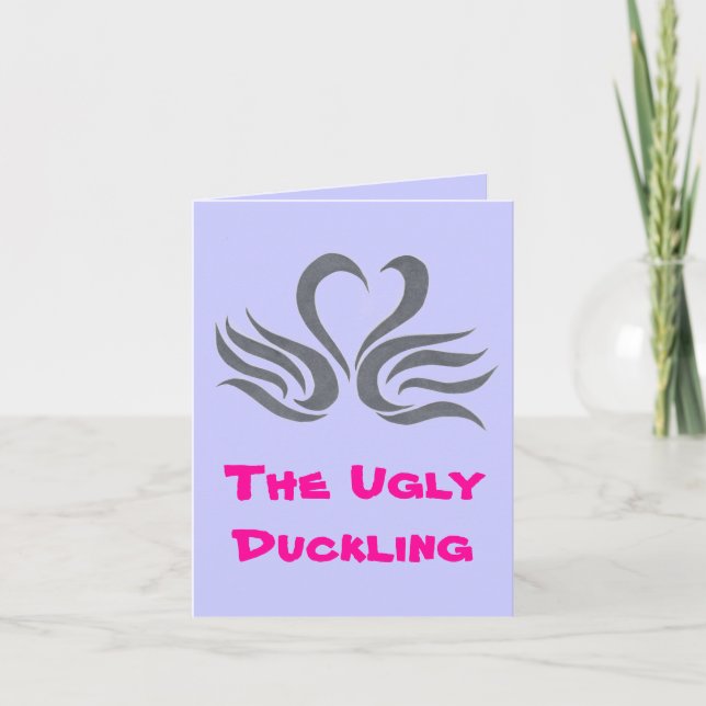The Ugly Duckling Note card (Front)