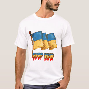 The Ukrainian Flag: Stop the War T-Shirt