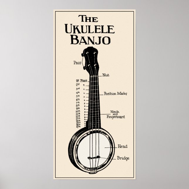 The Ukulele Banjo Poster (Front)