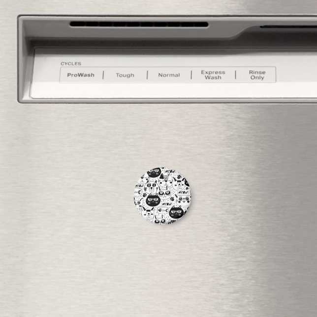 The Ultimate Cat Lover - Cozy Cat pet  Magnet (In Situ (Dishwasher))