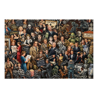 The Ultimate Cinema Legend: IMDb Top 100 Tribute Photo Print