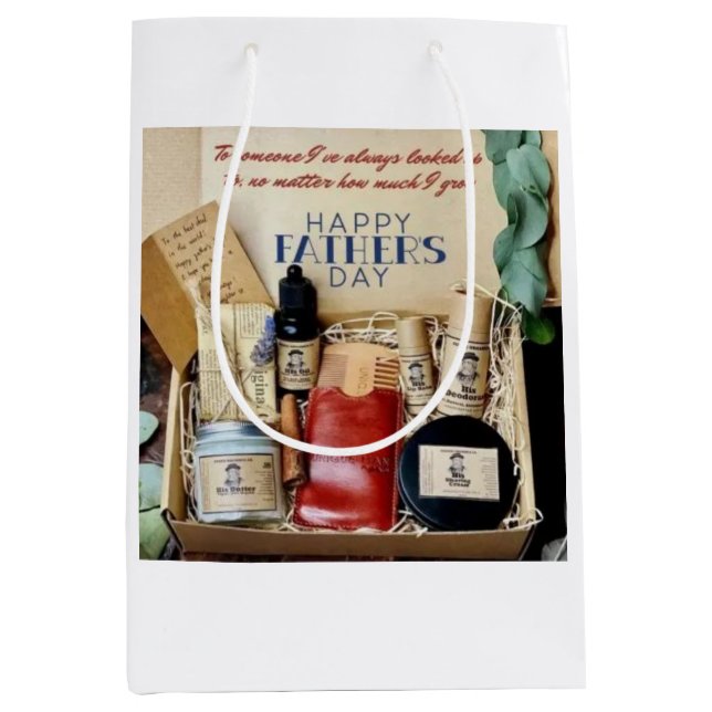The Ultimate Dad Chill Zone: Self-Care Essentials  Medium Gift Bag (Front)