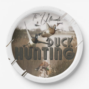 The ultimate duck hunting  paper plate