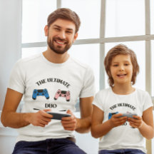 The Ultimate Duo - Father & Child Gaming  T-Shirt