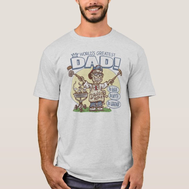 The Ultimate Grill Dad Gear T-Shirt (Front)
