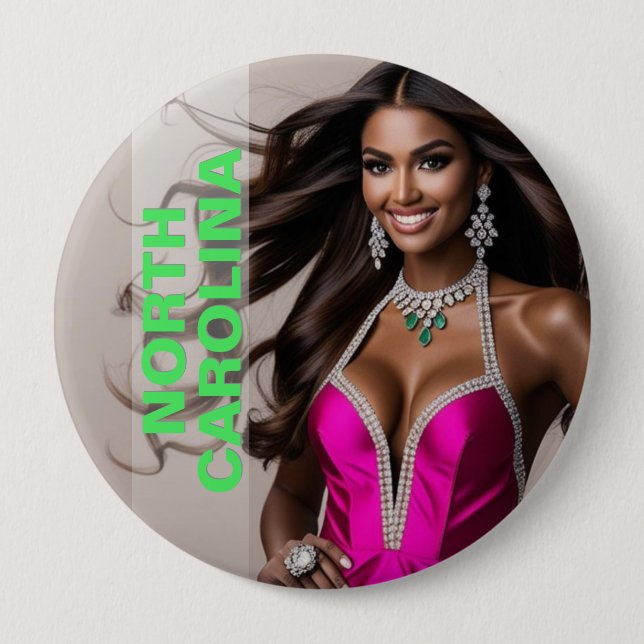 The Ultimate Pageant Button Pin (Front)