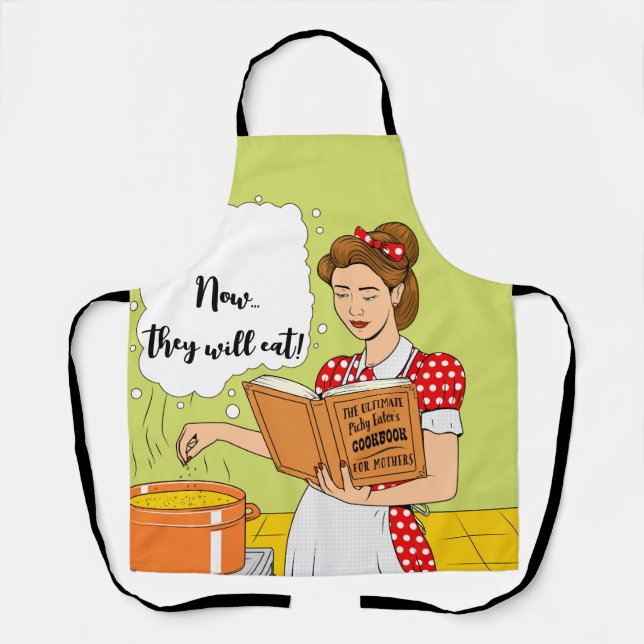 The ultimate Picky Eater's COOKBOOK for Mothers Apron (Front)