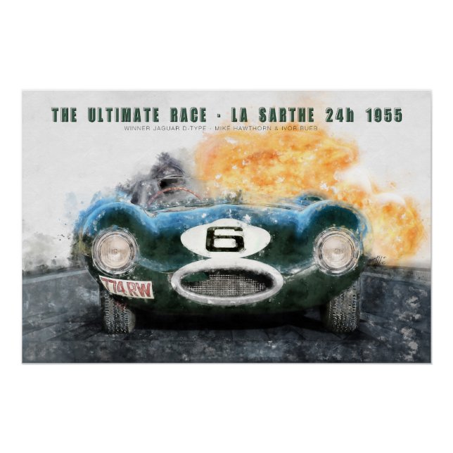 The ultimate race 1955 poster (Front)
