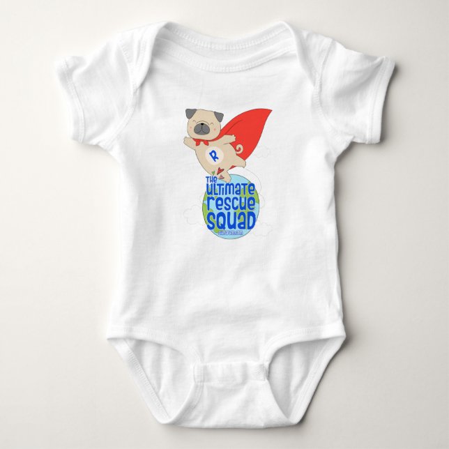 The Ultimate Rescue Squad Baby Bodysuit (Front)