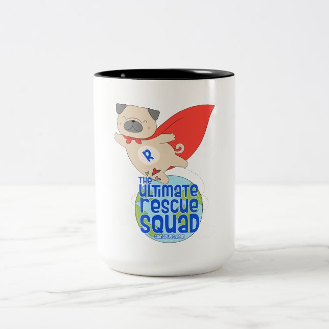The Ultimate Rescue Squad Two-Tone Coffee Mug (Center)