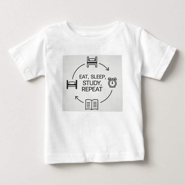 The Ultimate Student Routine  Baby T-Shirt (Front)