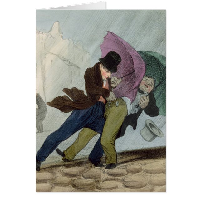 The Umbrella Trip, from 'Flibustiers Parisiens' (Front)