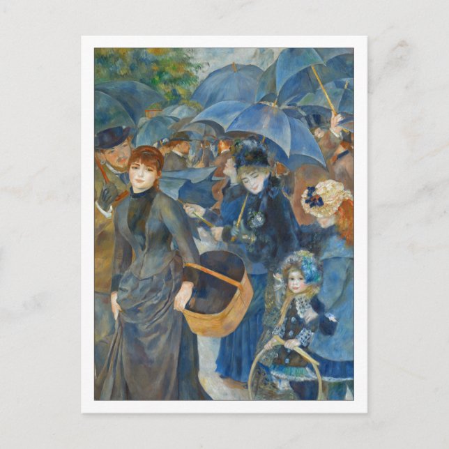 The Umbrellas by Renoir Postcard (Front)