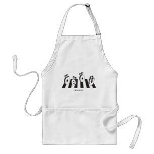“The Umlauts™ Crossing Over” Standard Apron