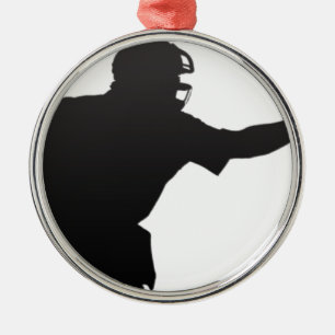 The Umpire Metal Tree Decoration