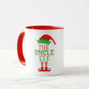 The Uncle Elf Christmas Family Matching Pajama Mug